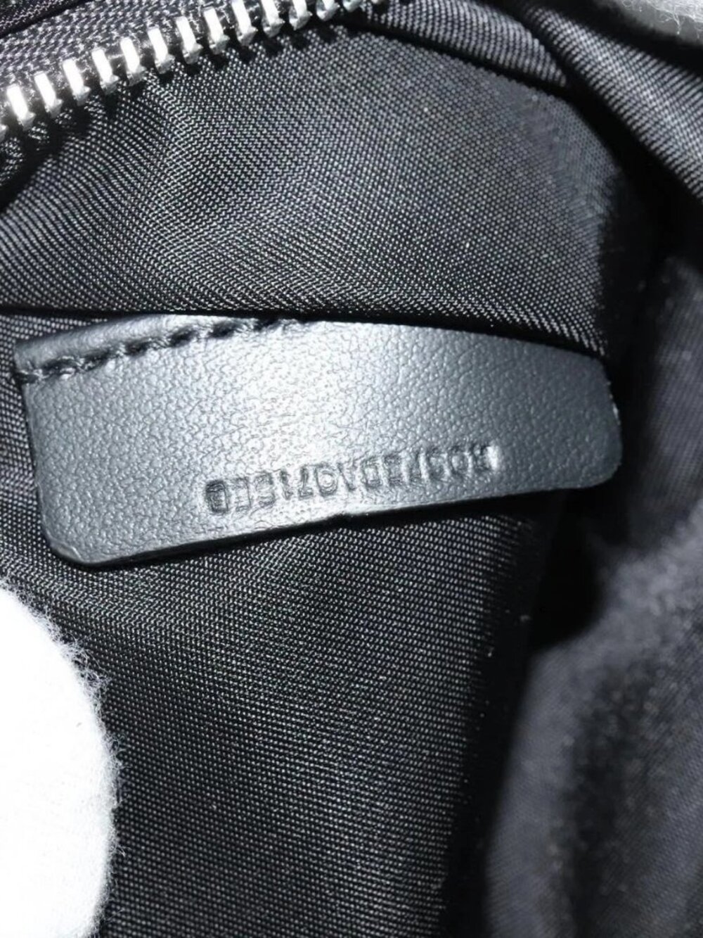 BURBERRY Pouch Nylon Black Silver - Picture 13 of 16